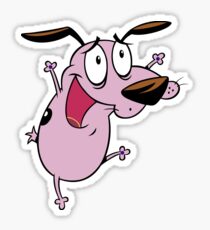 Courage the Cowardly dog Sticker