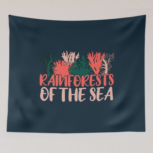 Item preview, Rainforests Of The Sea Coral Reefs Aquarist Marine Biology Gift designed and sold by JokeGysen.