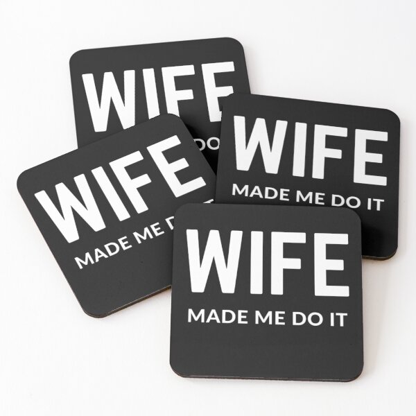 Item preview, Raising wild things "WIFE MADE ME DO IT" sarcastic quote  t shirt [P-Q 194B][908]  designed and sold by HIPNOTIZAR  CRAFTS.