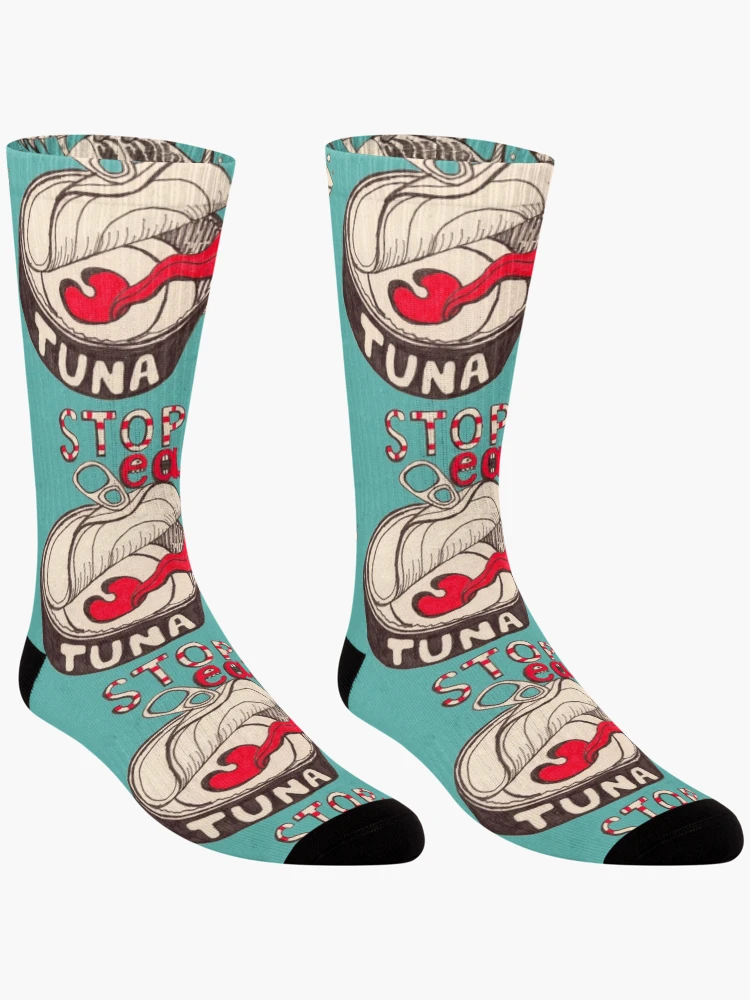 Thumbnail 3 of 5, Socks, Tuna designed and sold by Ruta.