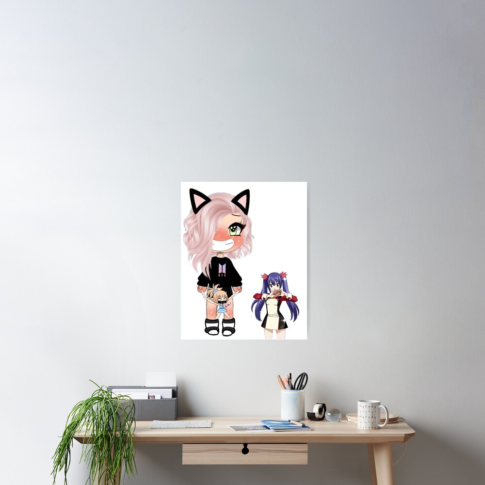 Gacha Life Girl With Cute Glmm Gacha Life Series Poster By Taloos Redbubble 9533