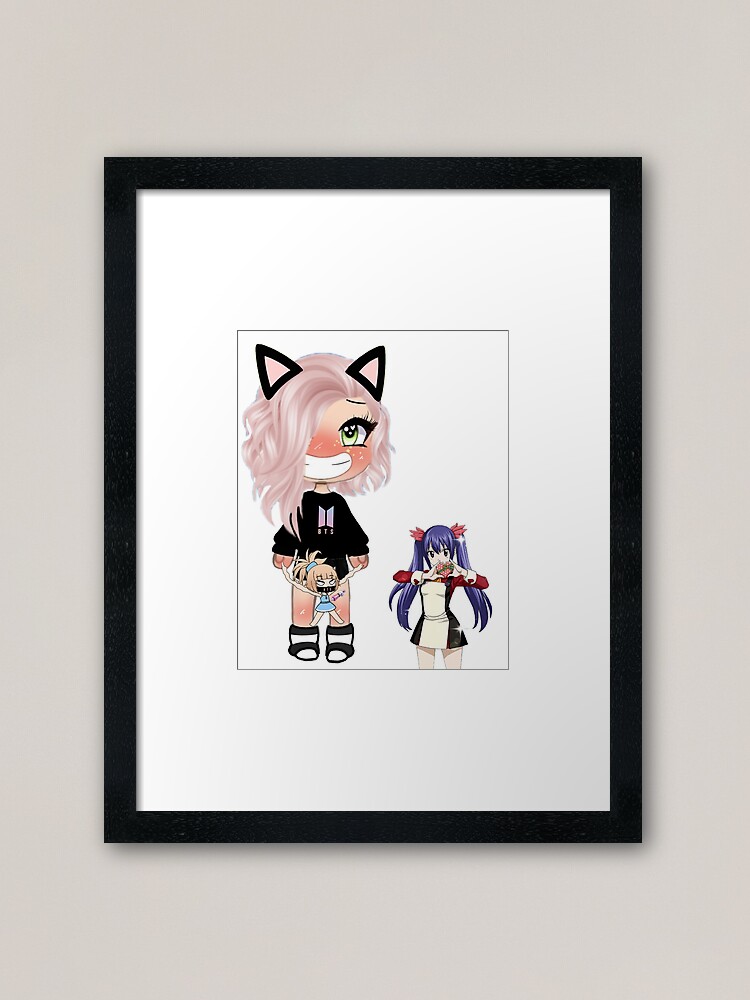 Gacha Life Girl with Cute GLMM Gacha life, Gacha Club, Gacha series  Canvas Print for Sale by Taloos