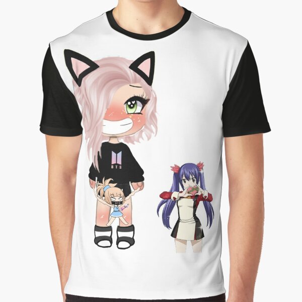 Gacha Life Girl with Cute GLMM Gacha life, Gacha Club, Gacha series T-Shirt  Aesthetic clothing korean fashion t shirt men - AliExpress