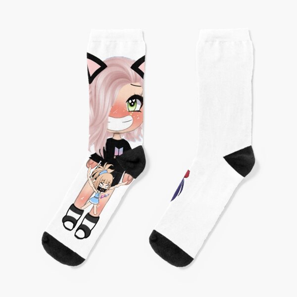 "Gacha Life Girl with Cute GLMM Gacha life series" Socks for Sale by