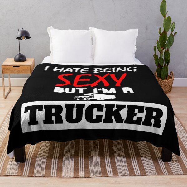 Item preview, I Hate Being Sexy But I'm A Trucker designed and sold by OMdesigns93.