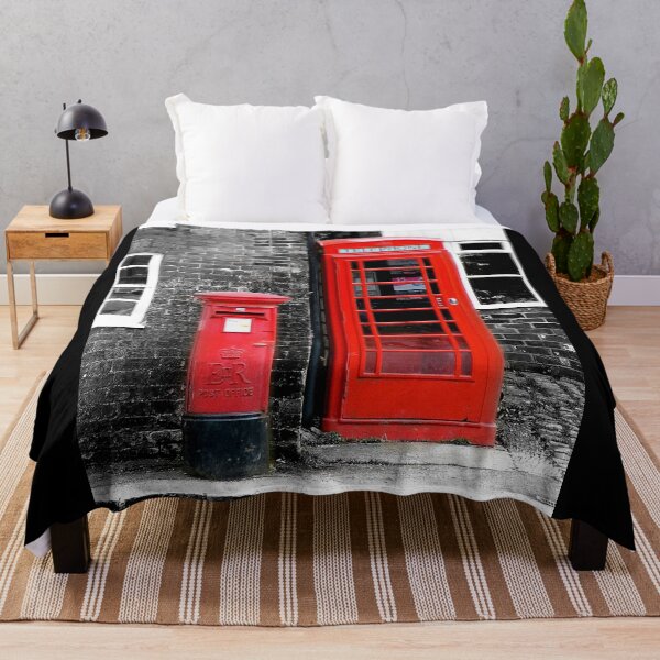 Item preview, British Red Phonebox and Red Postbox in Avebury Village Wiltshire designed and sold by KALEIDOSCOPE UK.
