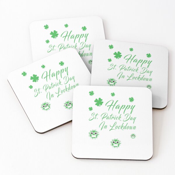 Item preview, HAPPY QUARANTINE ST PATRICKS DAY designed and sold by 30-Merch.