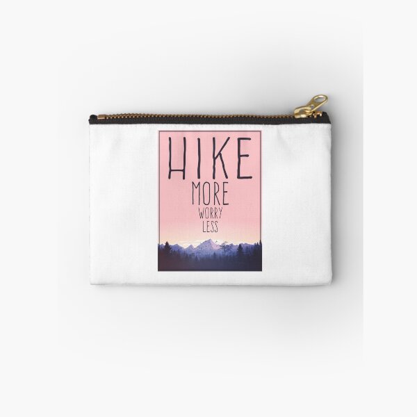 Item preview, Hike More Worry Less Hiking Quote Nature Outdoors Trail Quote designed and sold by sillyquestions.