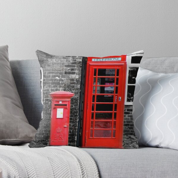Item preview, British Red Phonebox and Red Postbox in Avebury Village Wiltshire designed and sold by KALEIDOSCOPE UK.