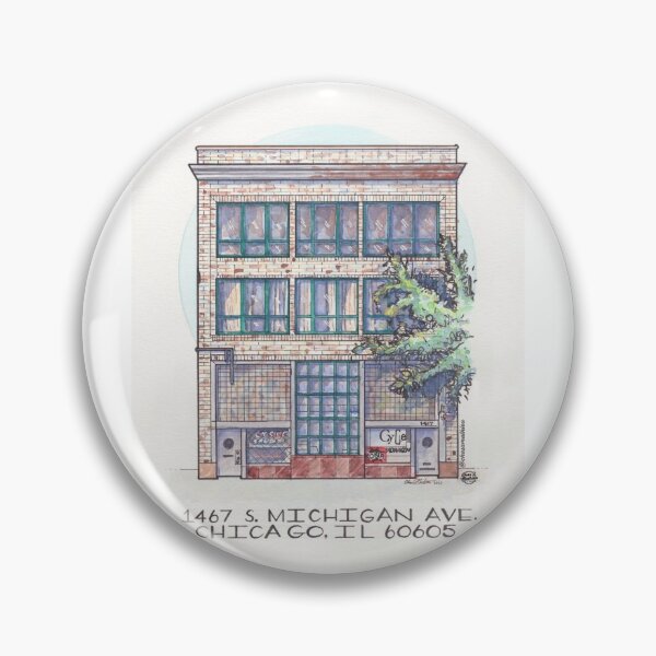 Item preview, Chicago Small Building #14 - South Loop (Color) designed and sold by chaszmathieu.