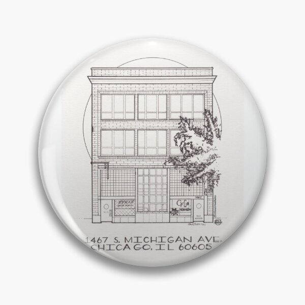 Item preview, Chicago Small Building #14 - South Loop (Black and White) designed and sold by chaszmathieu.