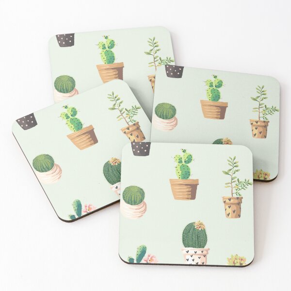 Item preview, Cute cactuses seamless pattern designed and sold by Yogawoman.