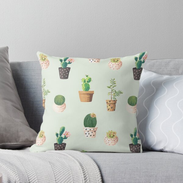 Item preview, Cute cactuses seamless pattern designed and sold by Yogawoman.