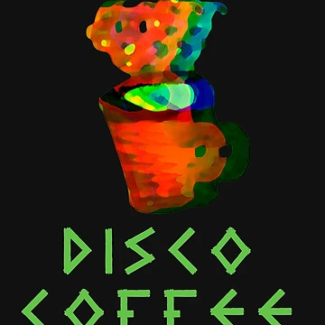 Artwork thumbnail, Disco Coffee by DesignsofNote