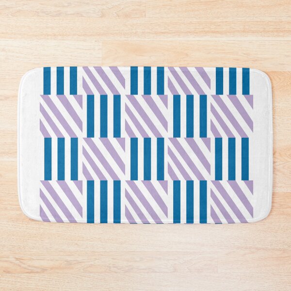 Item preview, Purple Stripe Cube Pattern designed and sold by NoelNimmad.