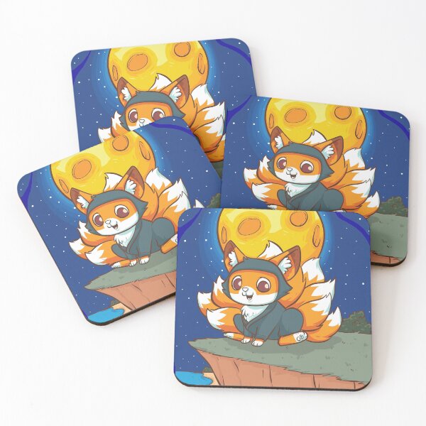 Item preview, Nine-tailed ninja fox designed and sold by MissCookieFairy.
