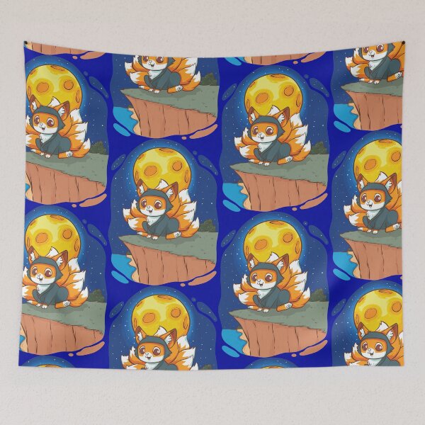 Item preview, Nine-tailed ninja fox designed and sold by MissCookieFairy.