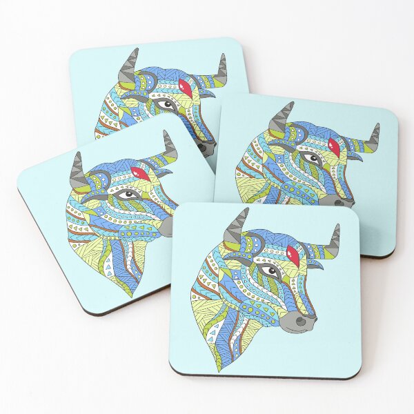 Item preview, Taurus Ethnic Style designed and sold by ethnicdrawing.