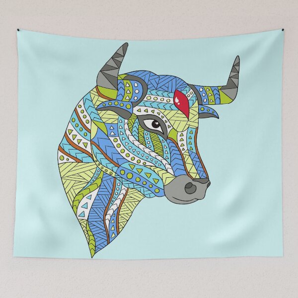 Item preview, Taurus Ethnic Style designed and sold by ethnicdrawing.