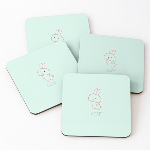 Item preview, Cute bunny Rabbit Loaf sticker designed and sold by Pattycool.
