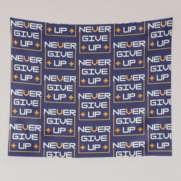 Item preview, Never give up designed and sold by LibicoStore.