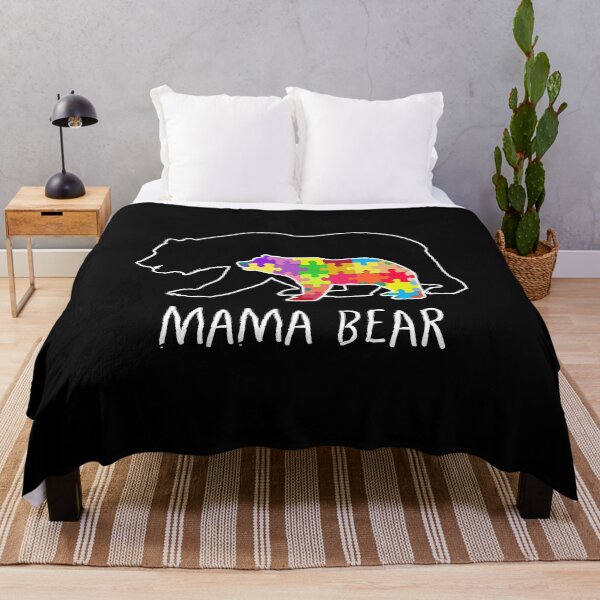 Item preview, Mama Bear Autism Awareness Day Cute Autism Mom Quote designed and sold by sillyquestions.