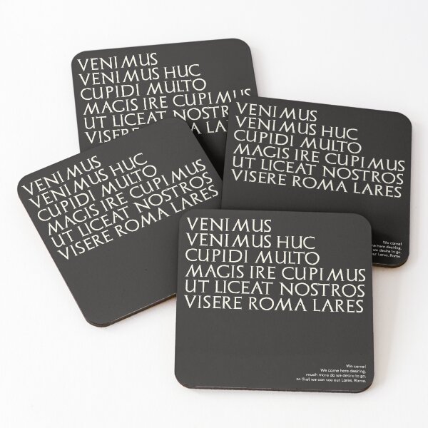 Item preview, Graffiti of Pompeii - VENIMUS VENIMUS HUC... designed and sold by MetaPhyStore.