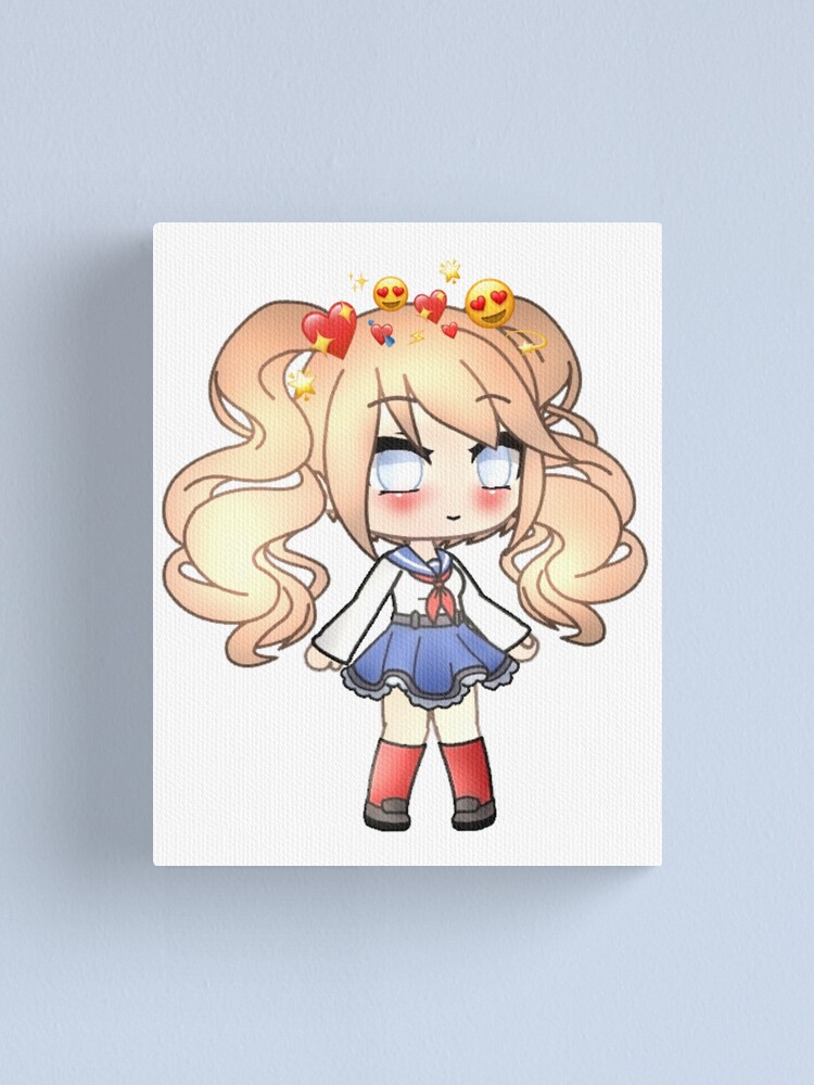 Gacha Life Girl with Cute GLMM Gacha life, Gacha Club, Gacha series  Canvas Print for Sale by Taloos