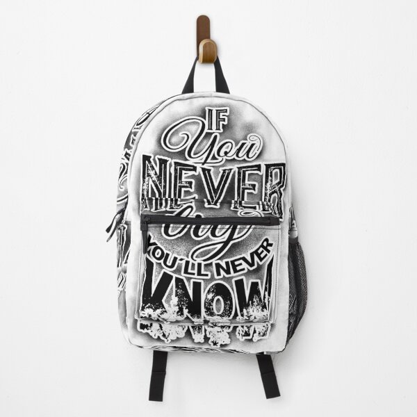 Item preview, if you never try you'll never know designed and sold by Scatch Spot.