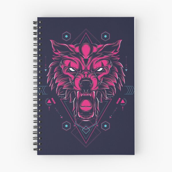 Item preview, wolve geometric pattern designed and sold by Hungry40.