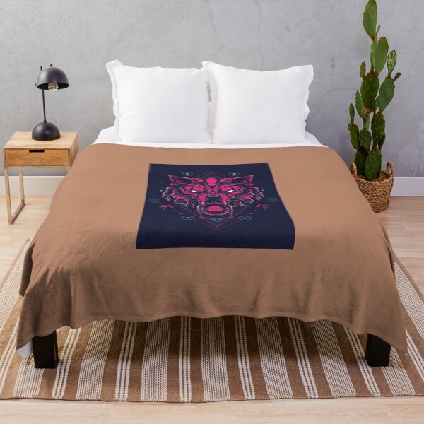 Item preview, wolve geometric pattern designed and sold by Hungry40.