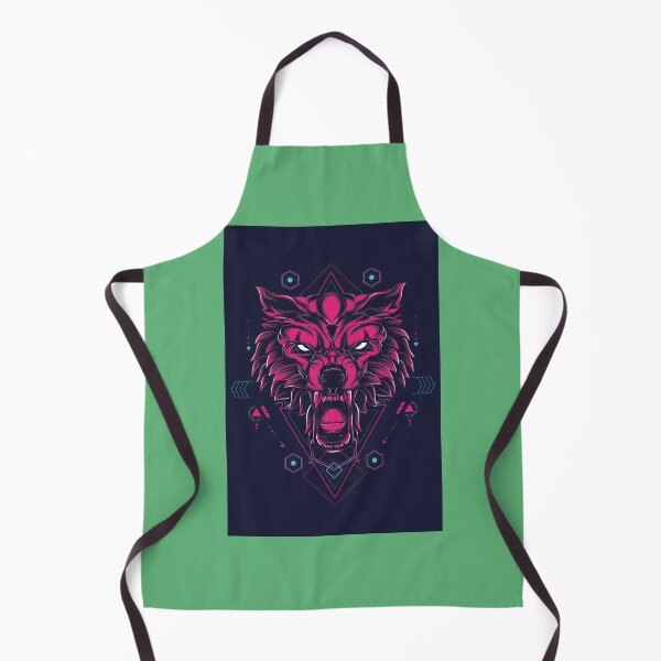 Item preview, wolve geometric pattern designed and sold by Hungry40.