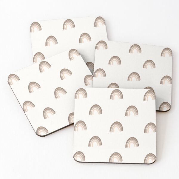 Item preview, Beige nude rainbow neutral print  designed and sold by ZRGraphics.