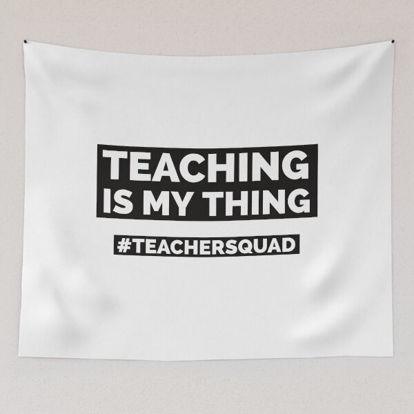 Item preview, Teaching is my thing- Teacher squad duty designed and sold by MNSDesignHub.