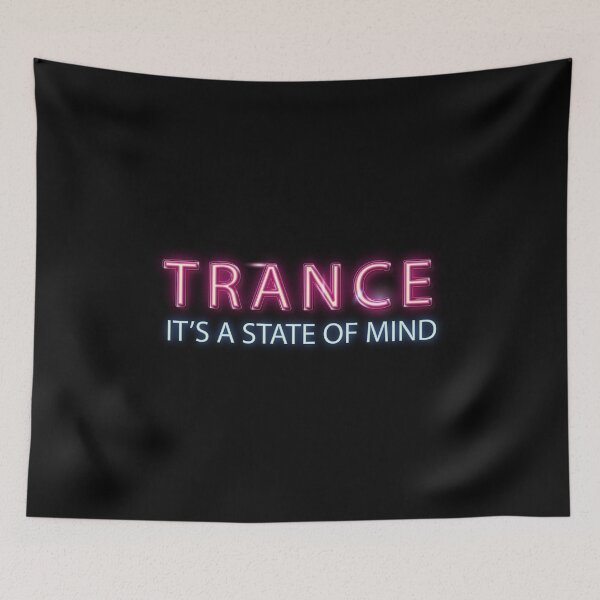 Item preview, Trance it's a state of mind - techno music tees. designed and sold by PrintPress.