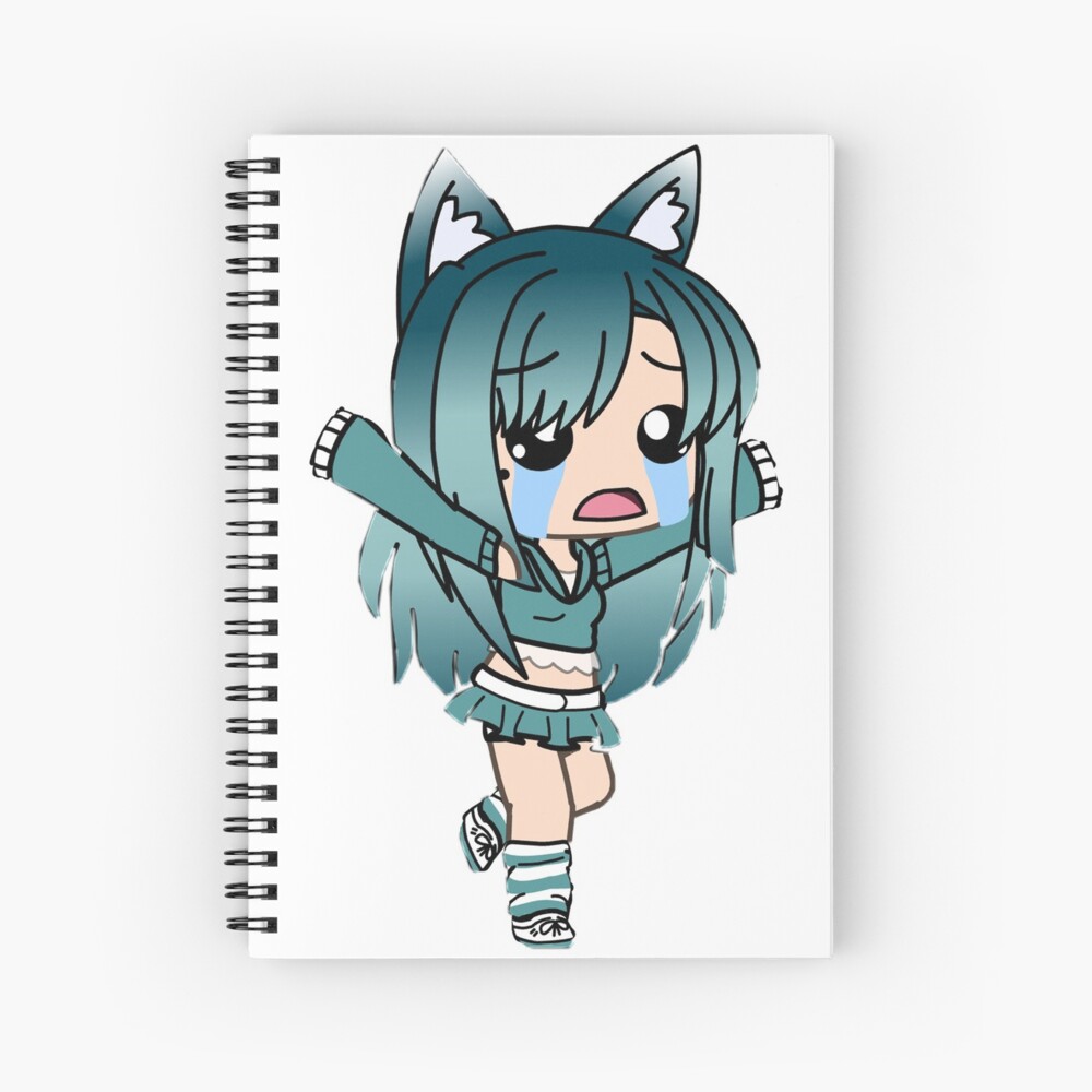 Gacha Life Girl With Cute Glmm Gacha Life Gacha Club Gacha Series Spiral Notebook For Sale By Taloos Redbubble