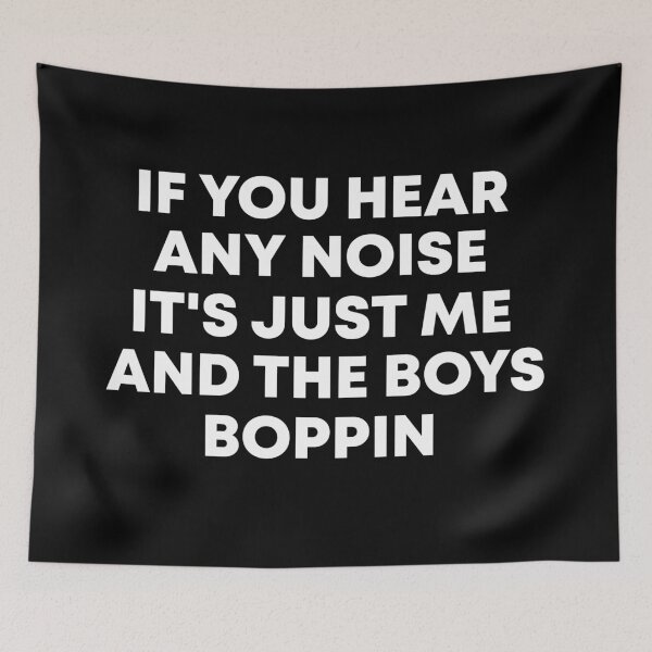 Item preview, If You Hear Any Noise It's just Me And The Boys Boppin designed and sold by Blaacklight.
