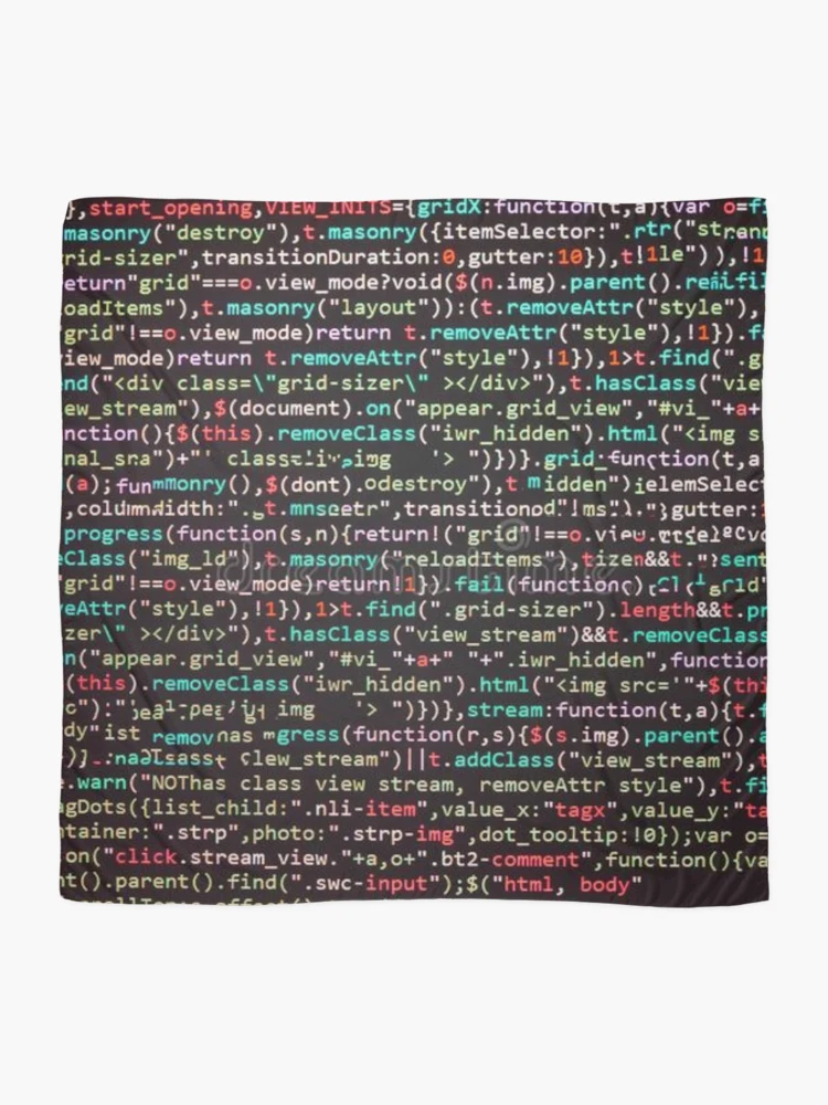 Thumbnail 2 of 3, Scarf, Java script Code designed and sold by PrintSol.