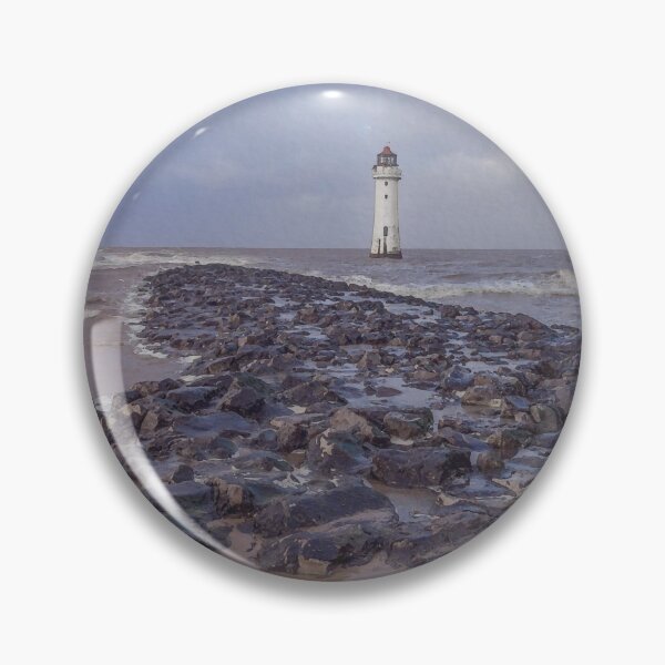 Item preview, New Brighton Lighthouse after the storm weather. designed and sold by Kipcio.