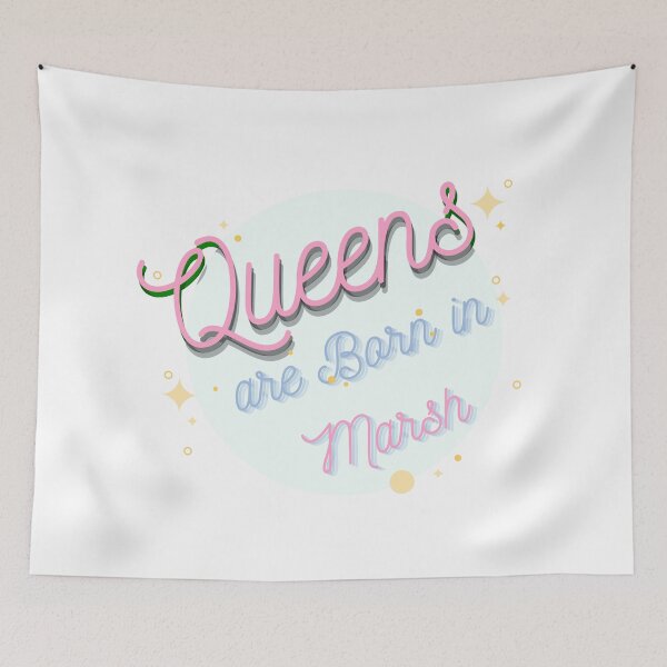 Item preview, queens are born in march designed and sold by BasheerFajr.