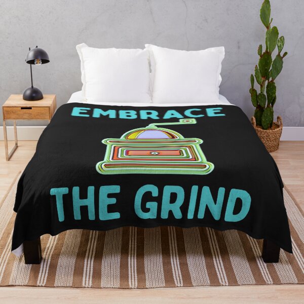 Item preview, Embrace the grind coffee hustle designed and sold by DesignsofNote.