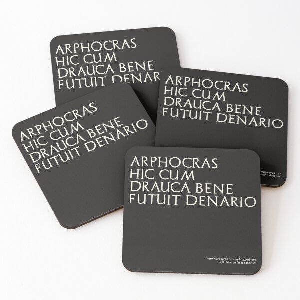 Item preview, Graffiti of Pompeii - ARPHOCRAS HIC... designed and sold by MetaPhyStore.