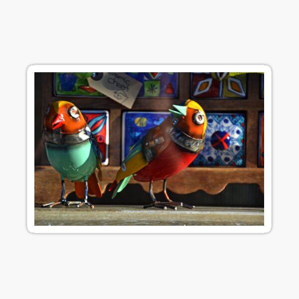 Artikel-Vorschau von Zwei kleine Vögel im Fenster ........, designt und verkauft von lynn carter.