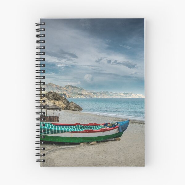 Item preview, Beautiful deserted spanish beach designed and sold by peter hayward.