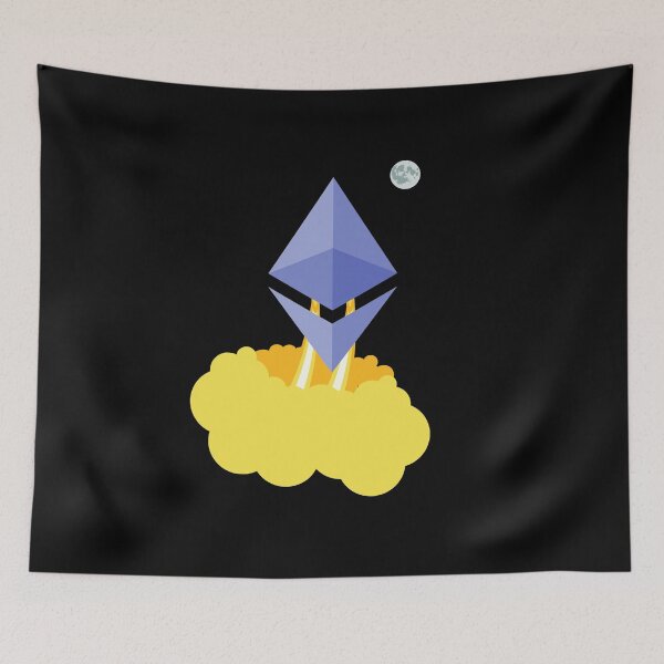 Artikelvorschau, Ethereum zum Mond - Eth - Krypto entworfen und verkauft von Jamiecsmith1986.