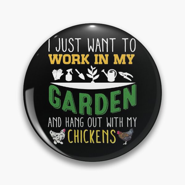 Artikelvorschau, I Just Want To Work In My Garden And Hang Out With My Chickens entworfen und verkauft von DuongBui.