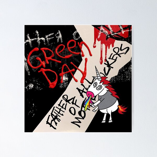 Green Day Vinyl Album Wall Art 