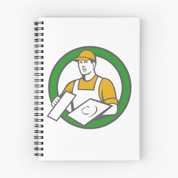 Item preview, Plasterer Masonry Trowel Circle Retro designed and sold by patrimonio.