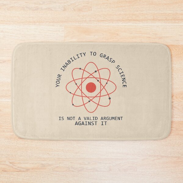 Item preview, Science Quote Reason Logic Education Knowledge Atom Graphic designed and sold by sillyquestions.