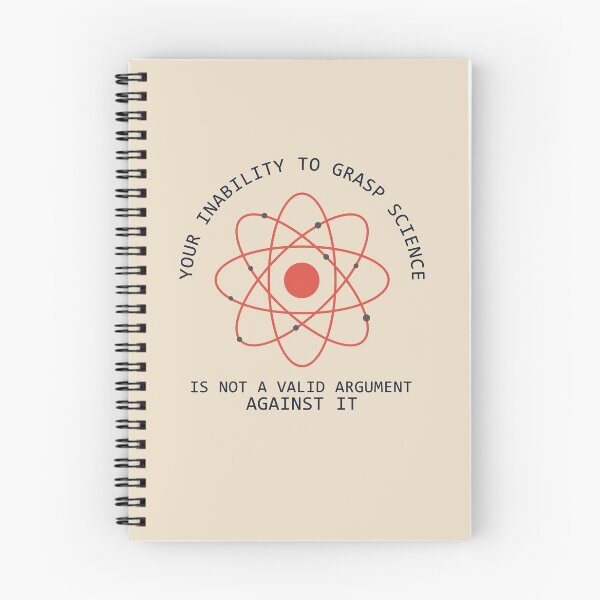 Item preview, Science Quote Reason Logic Education Knowledge Atom Graphic designed and sold by sillyquestions.